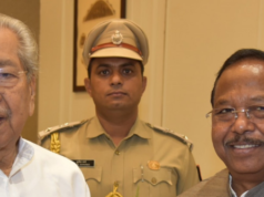 राज्यपाल से छत्तीसगढ़ कृषि एवं किसान कल्याण मंत्री श्री नेताम ने सौजन्य मुलाकात की