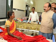 उप मुख्यमंत्री श्री अरुण साव ने डायरिया पीड़ित मरीजों से की मुलाकात