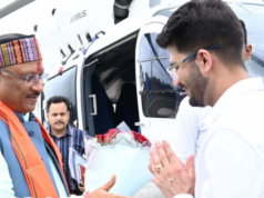 मुख्यमंत्री साय का भाटापारा पहुंचने पर किया गया आत्मीय स्वागत