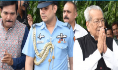 निवर्तमान राज्यपाल विश्वभूषण हरिचंदन को दी गई भावभीनी विदाई