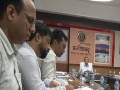 मुख्य सचिव ने कलेक्टरो और संभागायुक्तों की वीडियो कॉन्फ्रेंसिंग से ली बैठक