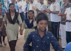 आजादी के जश्न में हुआ स्वतंत्रता दौड़ का आयोजन