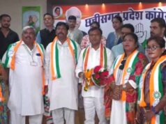 छत्तीसगढ़ में सियासी उलटफेर: शिवसेना महिला विंग की प्रदेश अध्यक्ष समेत पूरी टीम कांग्रेस में शामिल