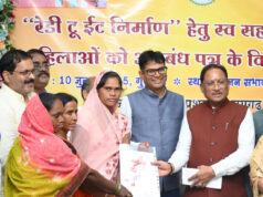 CG- प्रधानमंत्री की गारंटी पर अमल की शुरुआत: मुख्यमंत्री विष्णुदेव साय ने 10 महिला स्व-सहायता समूहों को सौंपा रेडी टू ईट निर्माण कार्य….