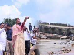 रायपुर : मंत्री श्रीमती लक्ष्मी राजवाड़े ने गोबरी नाला पर अस्थायी रपटा निर्माण कार्य का किया निरीक्षण