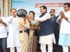 हेलमेट न पहनने की छोटी सी लापरवाही का नुकसान पूरे परिवार को न भुगतना पड़े : मुख्यमंत्री डॉ. यादव