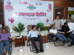 सेवा पखवाड़ा 2025 के अंतर्गत रक्तदान शिविर का आयोजन….