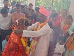 मुख्यधारा में लौटे पूर्व नक्सली ने रचाई शादी, थाना परिसर में गूँजे शहनाई के सुर