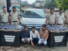 लग्जरी कार में 495 शीशी कफ सिरप तस्करी, 3 आरोपी गिरफ्तार – जेल में मनाएंगे दिवाली