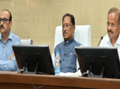 मुख्यमंत्री की विभागीय सचिवों और विभागाध्यक्षों के साथ मैराथन बैठक