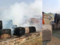 धान खरीदी के बीच बारदानों में आग: अलग-अलग केंद्रों में लाखों बोरे खाक, जांच की मांग तेज