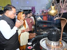 महाशिवरात्रि पर बाबा धाम में मुख्यमंत्री विष्णु देव साय ने की पूजा-अर्चना, 1.20 करोड़ के विकास कार्यों का शिलान्यास
