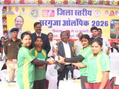 खेल प्रतिभाओं को निखारने का सशक्त माध्यम बनी सरगुजा ओलंपिक: मंत्री रामविचार नेताम…..