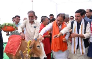 मुख्यमंत्री विष्णुदेव साय ने गौधाम योजना का किया शुभारंभ : प्रदेश में गोधन संरक्षण को मिला नया आधार….