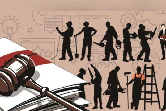 श्रमिक महासम्मेलन में निर्धारित मानकों का पालन, अनुबंधित दरों पर विभाग ने कराया कार्य…..