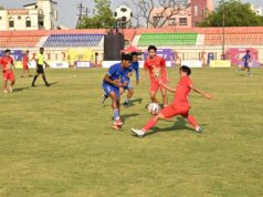 पुरुष फुटबॉल : छत्तीसगढ़ और पश्चिम बंगाल ने फाइनल में बनाई जगह, केंद्रीय खेल राज्य मंत्री ने खिलाड़ियों का किया उत्साहवर्धन…