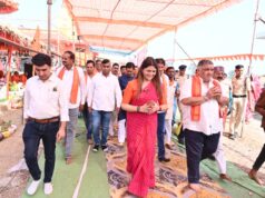 पर्यटन एवं संस्कृति मंत्री राजेश अग्रवाल कवर्धा के जानकी वन धाम शिवालय में आयोजित प्राण-प्रतिष्ठा समारोह में हुए शामिल…..