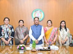 नारी शक्ति वंदन के संकल्प को मिला महिलाओं का व्यापक समर्थन: राज्यसभा सांसद श्रीमती लक्ष्मी वर्मा के नेतृत्व में महिला प्रतिनिधिमंडल ने मुख्यमंत्री से भेंट कर जताया आभार……