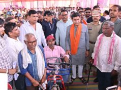 आकाशीय बिजली के हादसे के बाद टूटी उम्मीद, समाधान शिविर ने फिर जगाया जीवन का विश्वास, राजस्व मंत्री वर्मा के हाथों मिली मोटराइज्ड ट्राईसाइकिल….