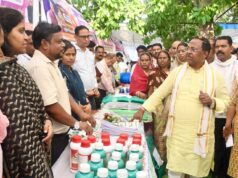 ग्राम पंचायत विजयनगर में जनसमस्या निवारण शिविर में कृषि मंत्री हुए शामिल….