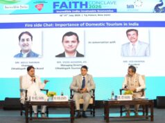 नई दिल्ली के होटल ताज में आयोजित फेथ कांक्लेव 2026 में छत्तीसगढ़ पर्यटन की प्रभावशाली प्रस्तुति, राष्ट्रीय पर्यटन मानचित्र पर मजबूत हुई प्रदेश की पहचान….