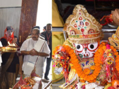 रक्षाबंधन पर राज्यपाल रमेन डेका ने भगवान जगन्नाथ के दर्शन कर बांधा रक्षासूत्र…..