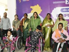 मंत्री लक्ष्मी राजवाड़े ने दिव्यांगजनों को वितरित किए व्हीलचेयर एवं सहायक उपकरण, आत्मीयता से मुलाकात कर जाना हालचाल, सहायक उपकरणों से आसान होगी दिव्यांगजनों की राह….