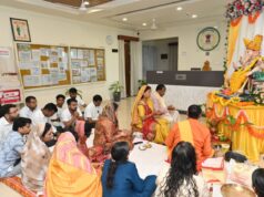 शासकीय निवास में विधि-विधान से विराजे भगवान गणेश, मंत्री रामविचार नेताम ने प्रदेशवासियों को दी शुभकामनाएं……