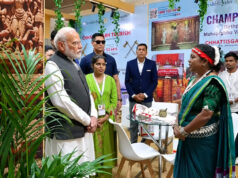 प्रधानमंत्री नरेंद्र मोदी से रूबरू हुईं छत्तीसगढ़ की महिला उद्यमी हीना…..