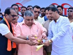 विकसित भारत के संकल्प से जगमगाया जशपुर, पर्यटन मंत्री राजेश अग्रवाल के नेतृत्व में निकली ‘सेवा ज्योति यात्रा’