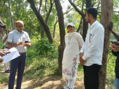 ग्राम केरीबंधा के अंदरूनी खेतों में पहुंचकर कलेक्टर जयश्री जैन ने पीवी ऐप सर्वे कार्यो का किया औचक निरीक्षण….