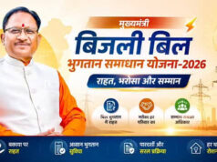 31 दिसम्बर 2026 तक बढ़ी मुख्यमंत्री बिजली बिल भुगतान समाधान योजना की अवधि, राजनांदगांव क्षेत्र में 65 हजार से अधिक उपभोक्ताओं को 19.46 करोड़ की राहत……